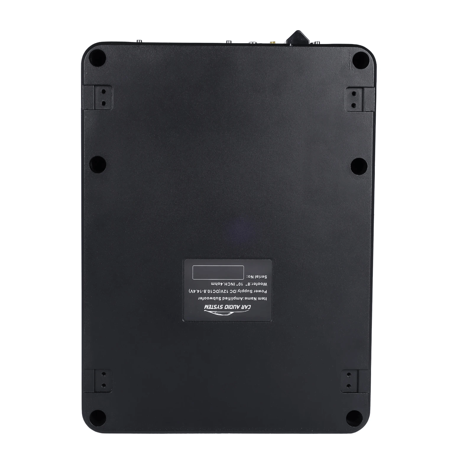 Aktiv Subwoofer 10" 600 W - Bunden af den 10" slim aktive subwoofer til bilinstallation.