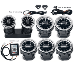 Ambient belysning til luftdyser – Mercedes A/CLA/C/E/GLC 15-25 kit med luftdyser og kontrolmodul.