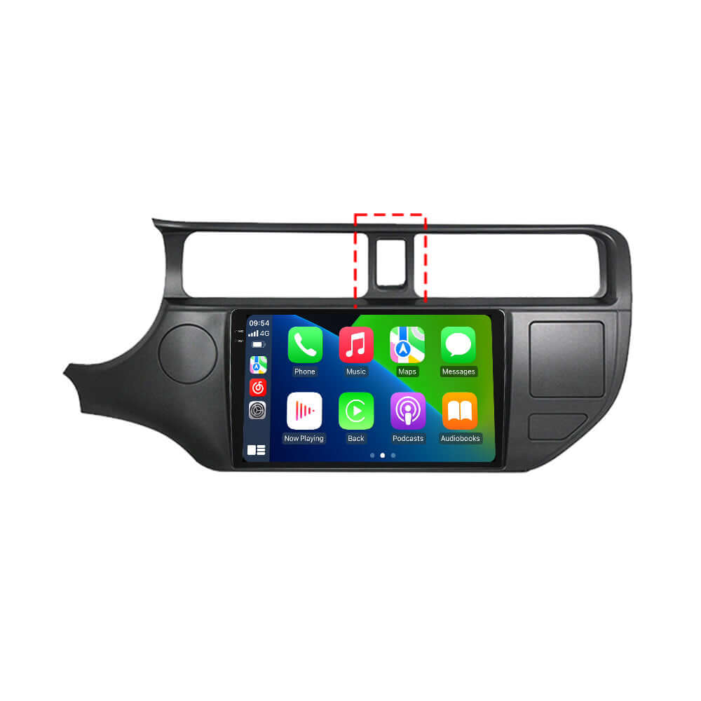 Kia Rio 11-15 - 9" Radio m. Apple CarPlay og Android Auto – Bilmedie.dk
