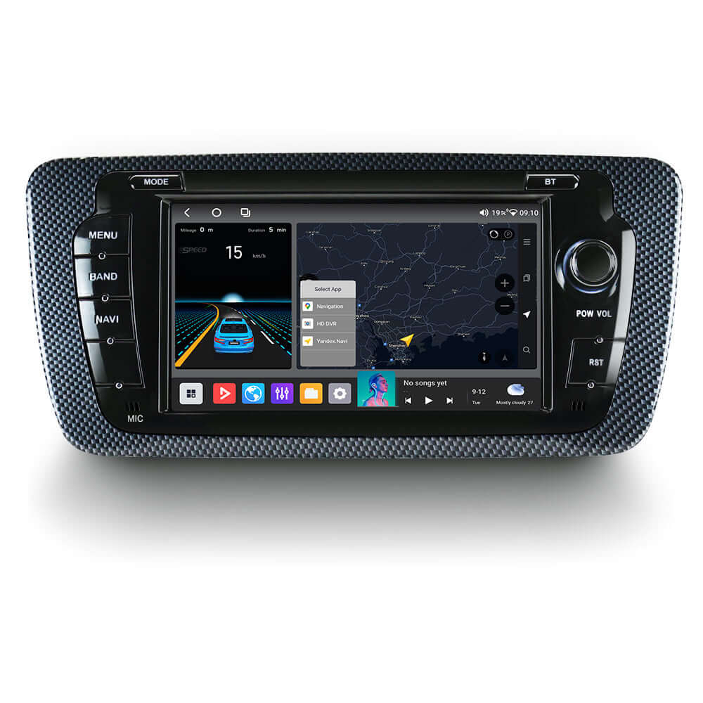 Seat Ibiza 09-13 - 7" Radio m. Apple CarPlay og Android Auto – Bilmedie.dk