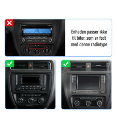 VW Jetta/Bora 11-18 - 10,1" Radio m. Apple CarPlay og Android Auto – Bilmedie.dk