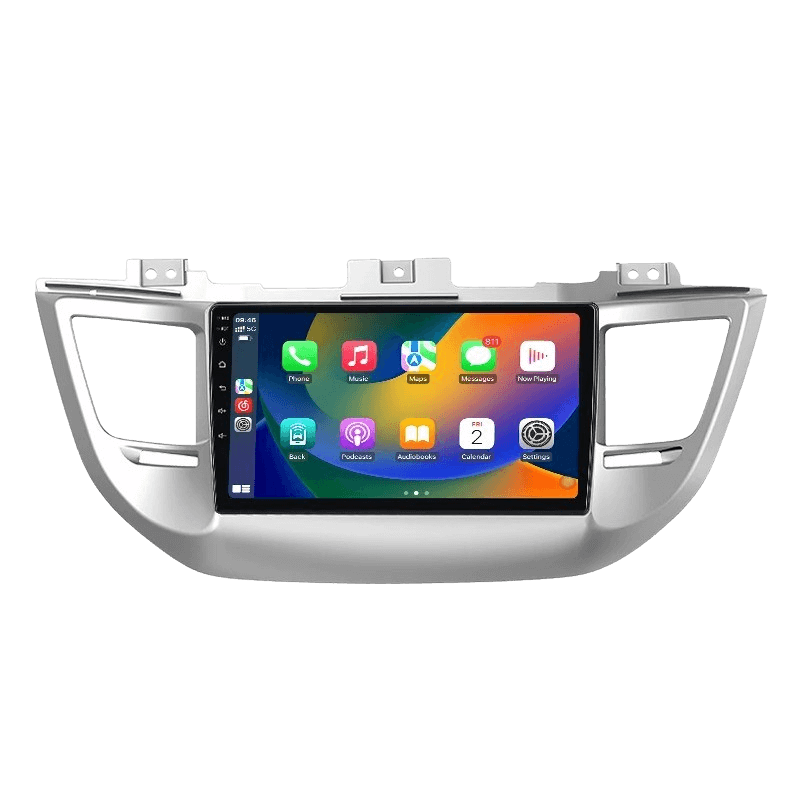 Hyundai IX35/Tucson 15-17 – 9" Radio m. Apple CarPlay og Android Auto med 9" touchskærm og moderne design.