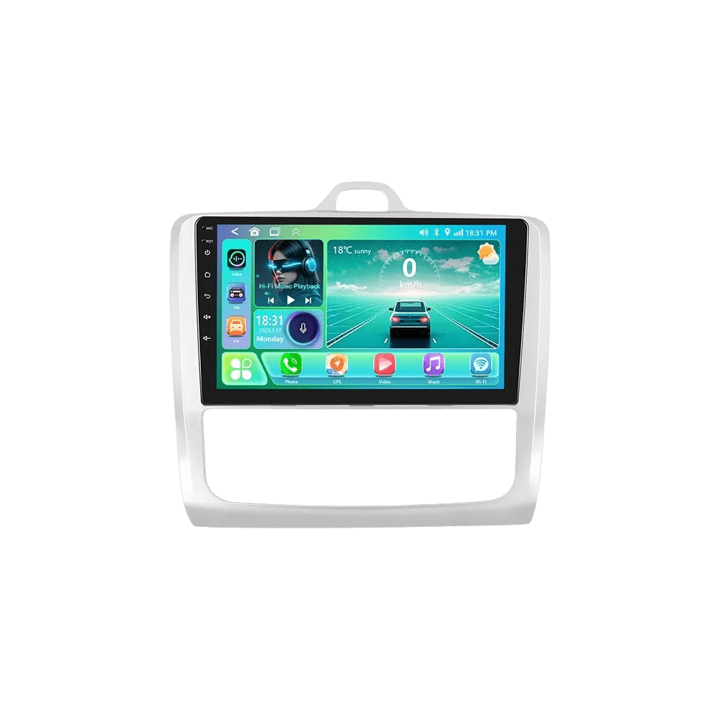 Ford Focus 04-11 - 9" Radio m. Apple CarPlay og Android Auto – Bilmedie.dk