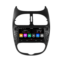 Peugeot 206 – 7" Radio m. Apple CarPlay og Android Auto med touchscreen og kontrolpanel