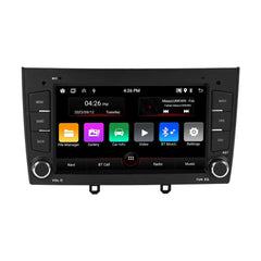 Peugeot 308/408 12-20 – 7" Radio m. Apple CarPlay og Android Auto skærmbillede med app-menu