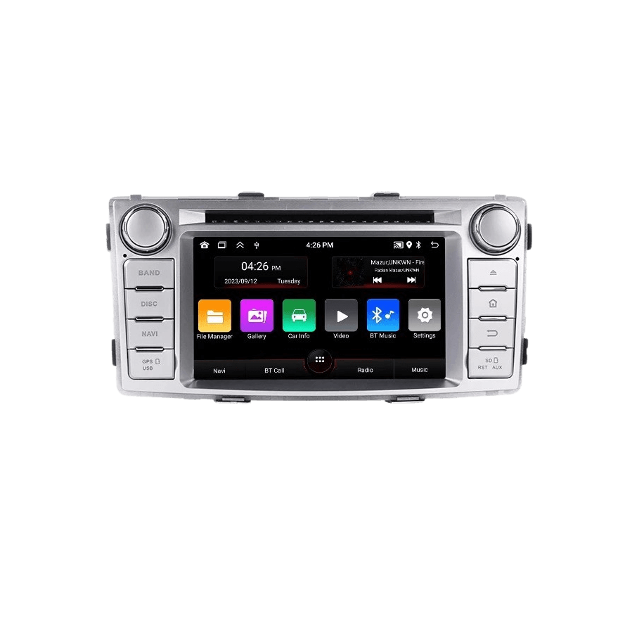Toyota Hilux 12-15 - 7" Radio m. Apple CarPlay og Android Auto – Bilmedie.dk